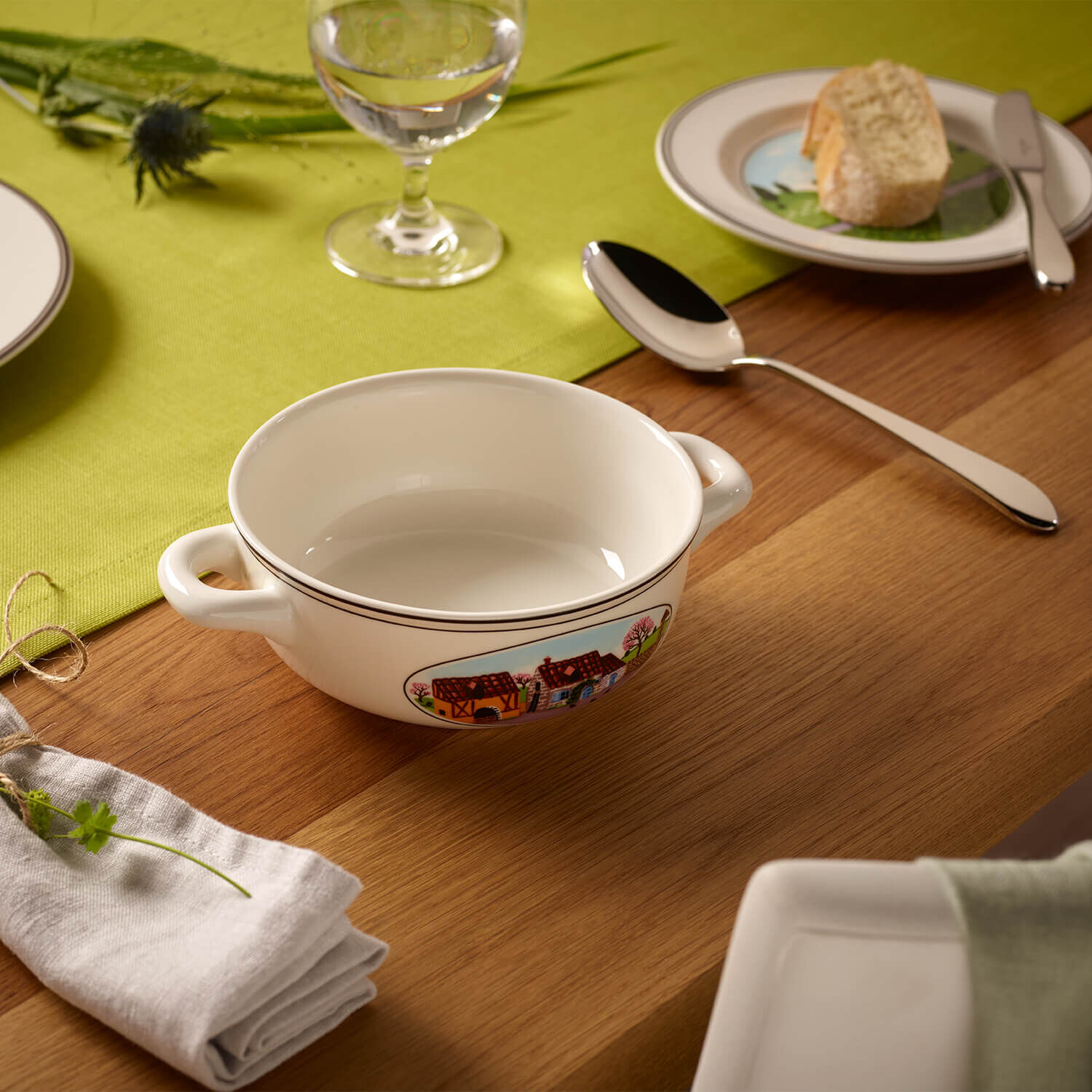 Design Naif Soup cup - Multi-colored, Premium Porcelain