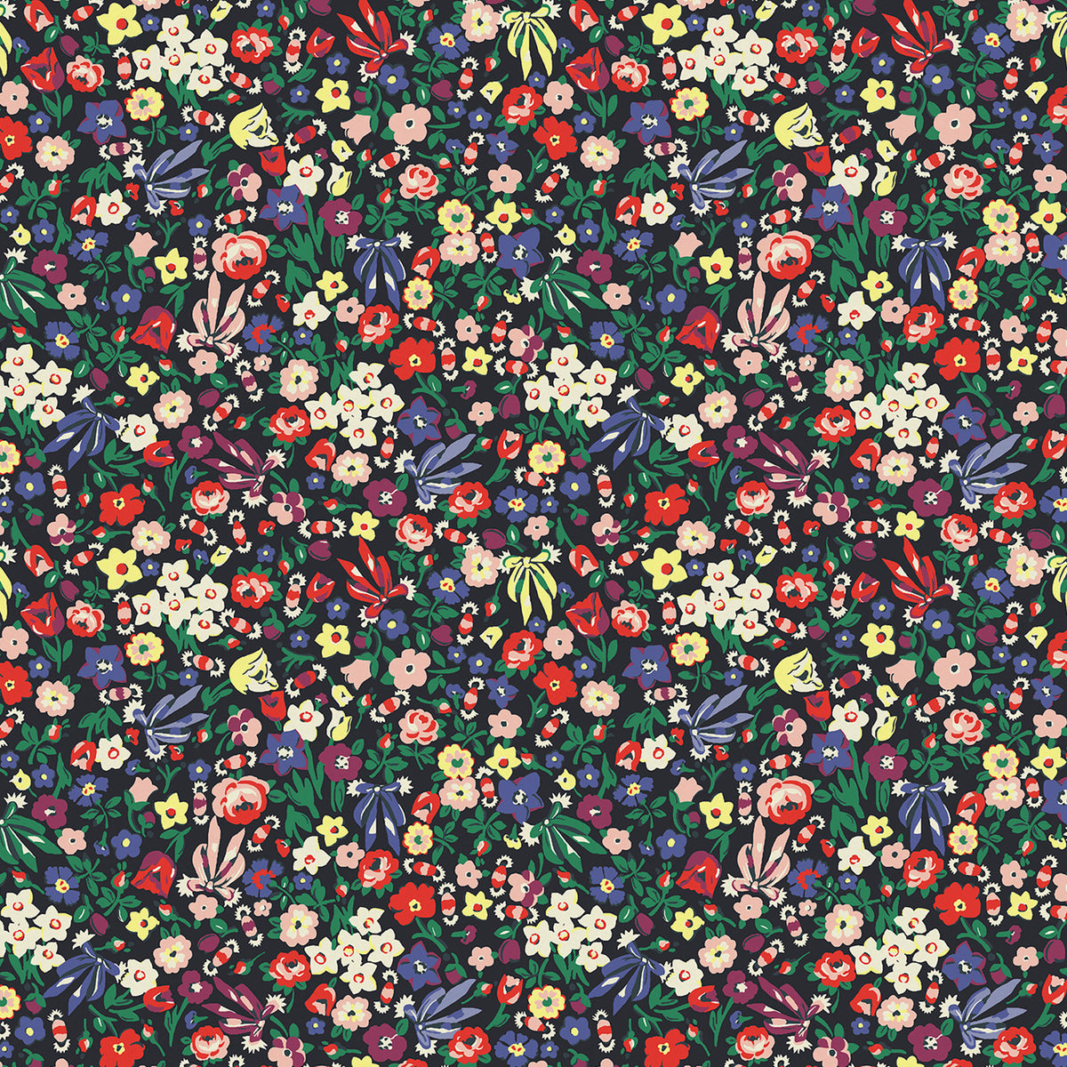 Cath Kidston Vliesbehang - Harmony Ditsy Night