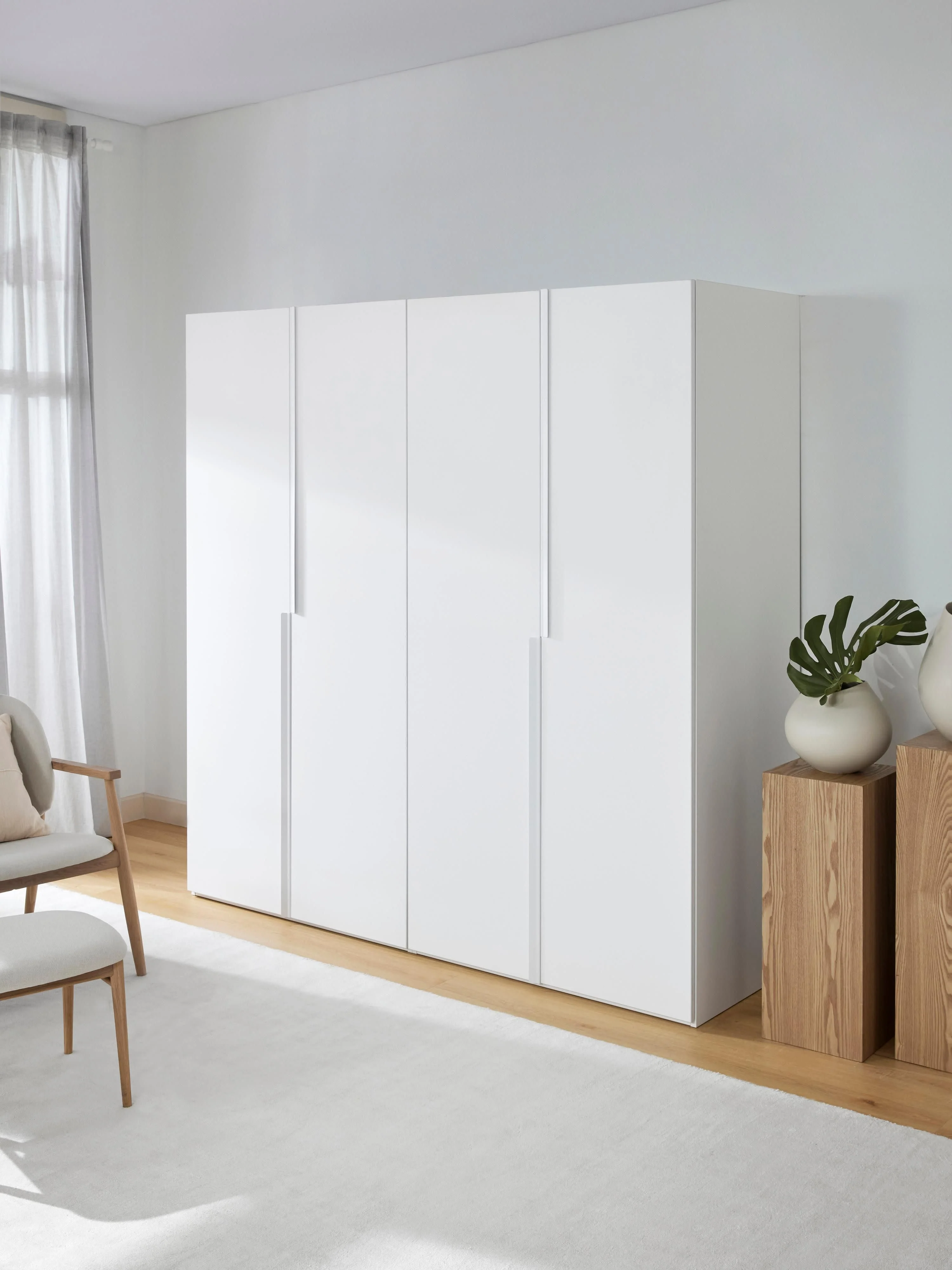 Modularer Drehtürenschrank Leon, 200 cm Breite, in verschiedenen Größen