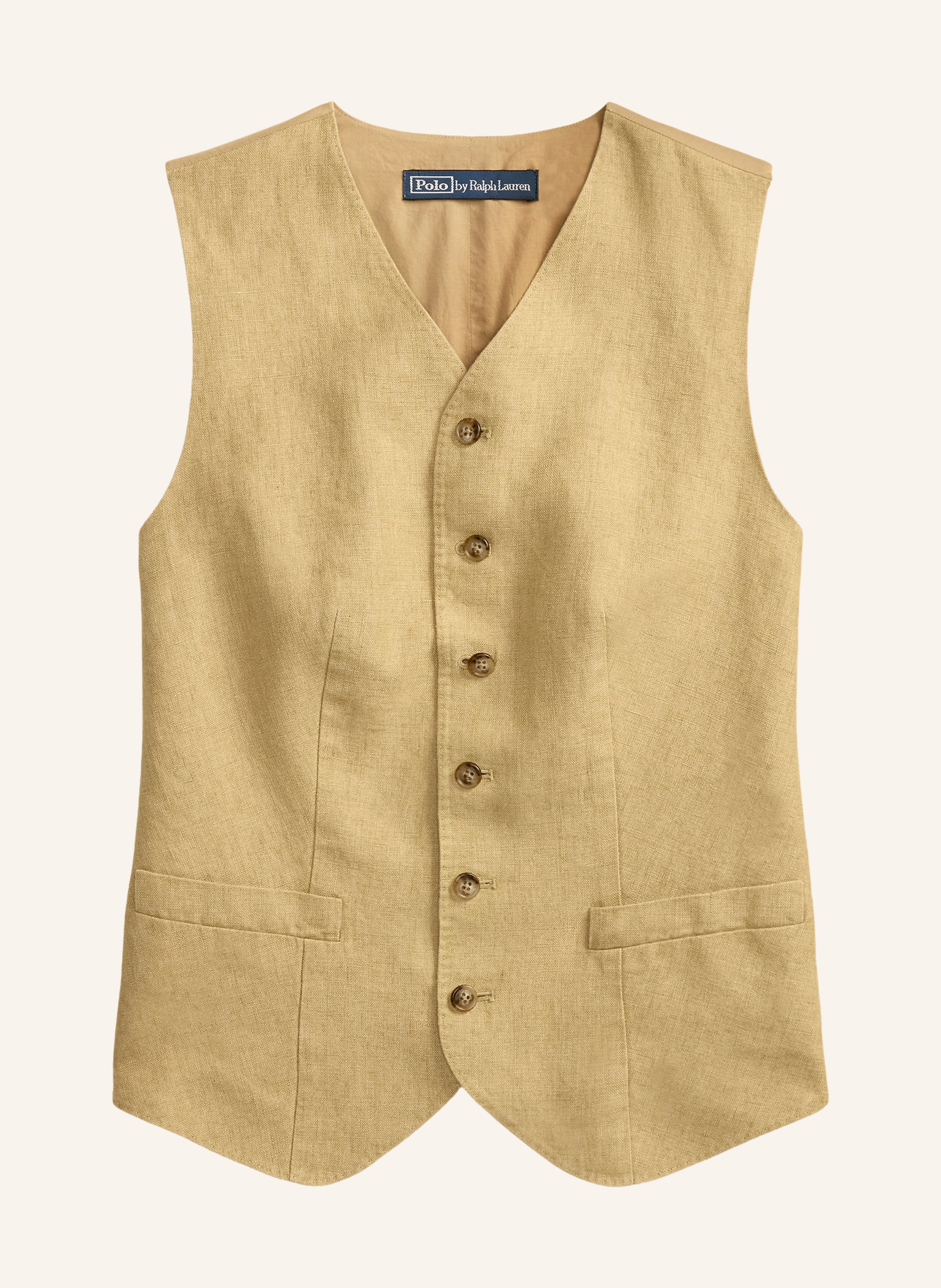 POLO RALPH LAUREN Blazerweste mit Leinen