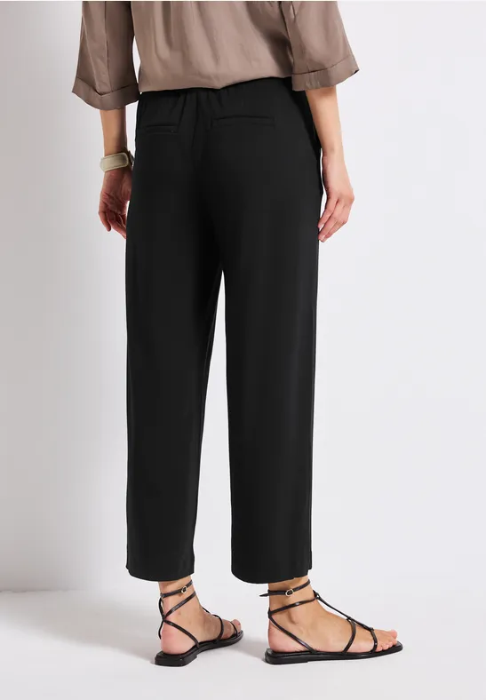 Wide Leg Hose mit Jogg Bund