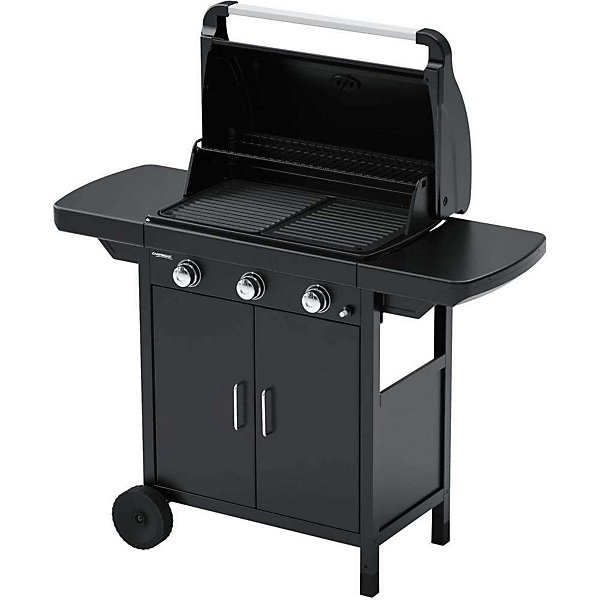 Barbecue gaz horizontal campingaz fonte noir 61 x 55 x 109