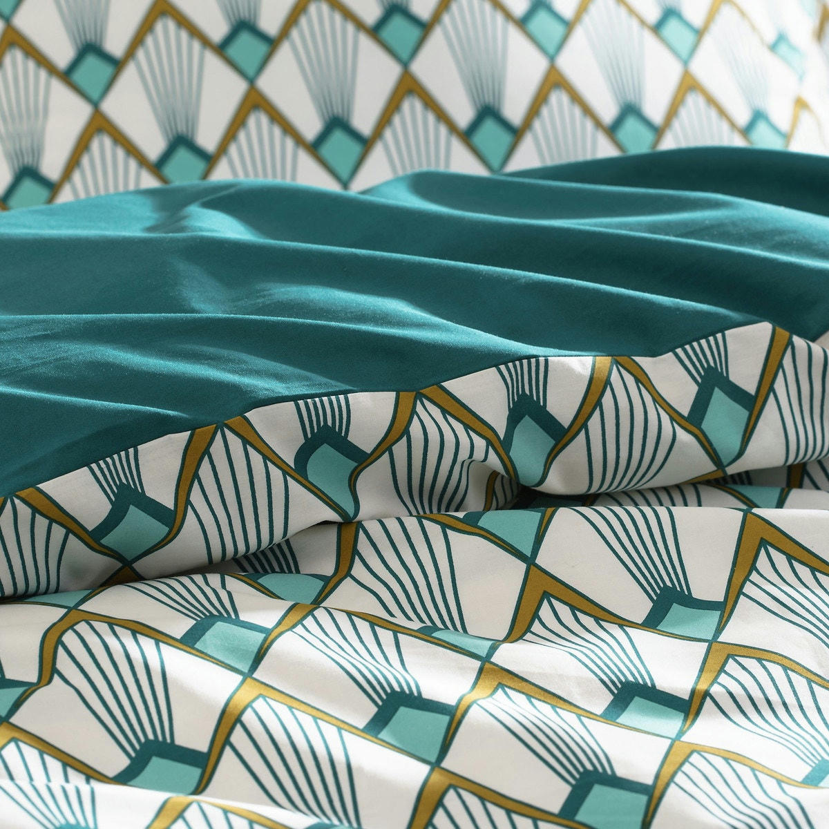 Housse de couette percale de coton, Elisa
