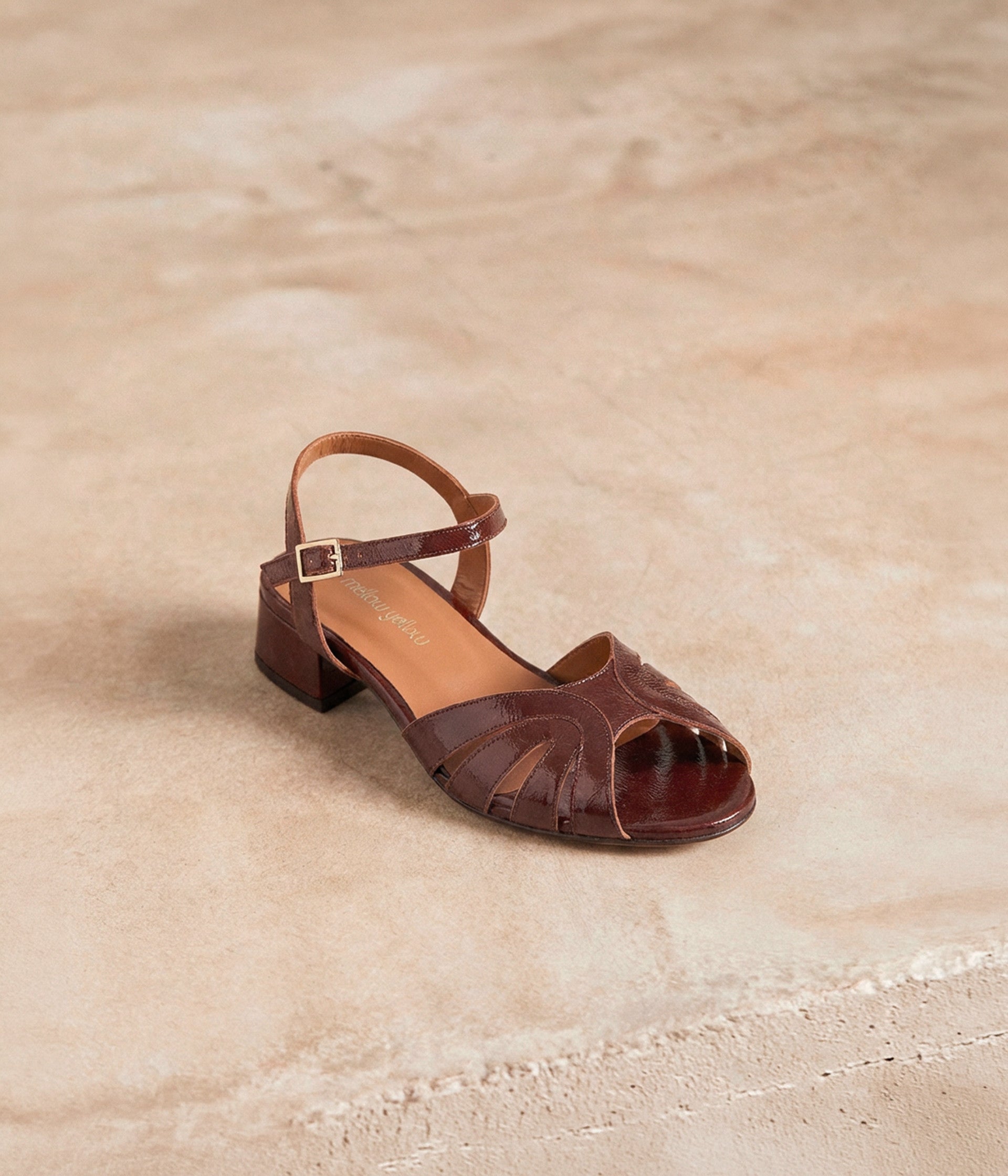Sandales vernies chocolat Will