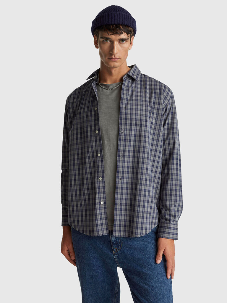 100% cotton check shirt