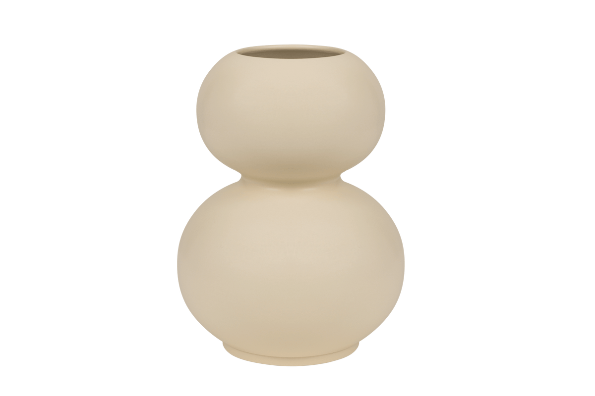 noo.ma TUGA Ceramic Vase - Piazza Beige