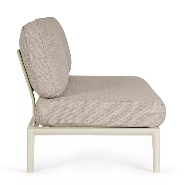 Bolzano Giacomo Sofa ogrodowa 144x80 beżowa aluminium