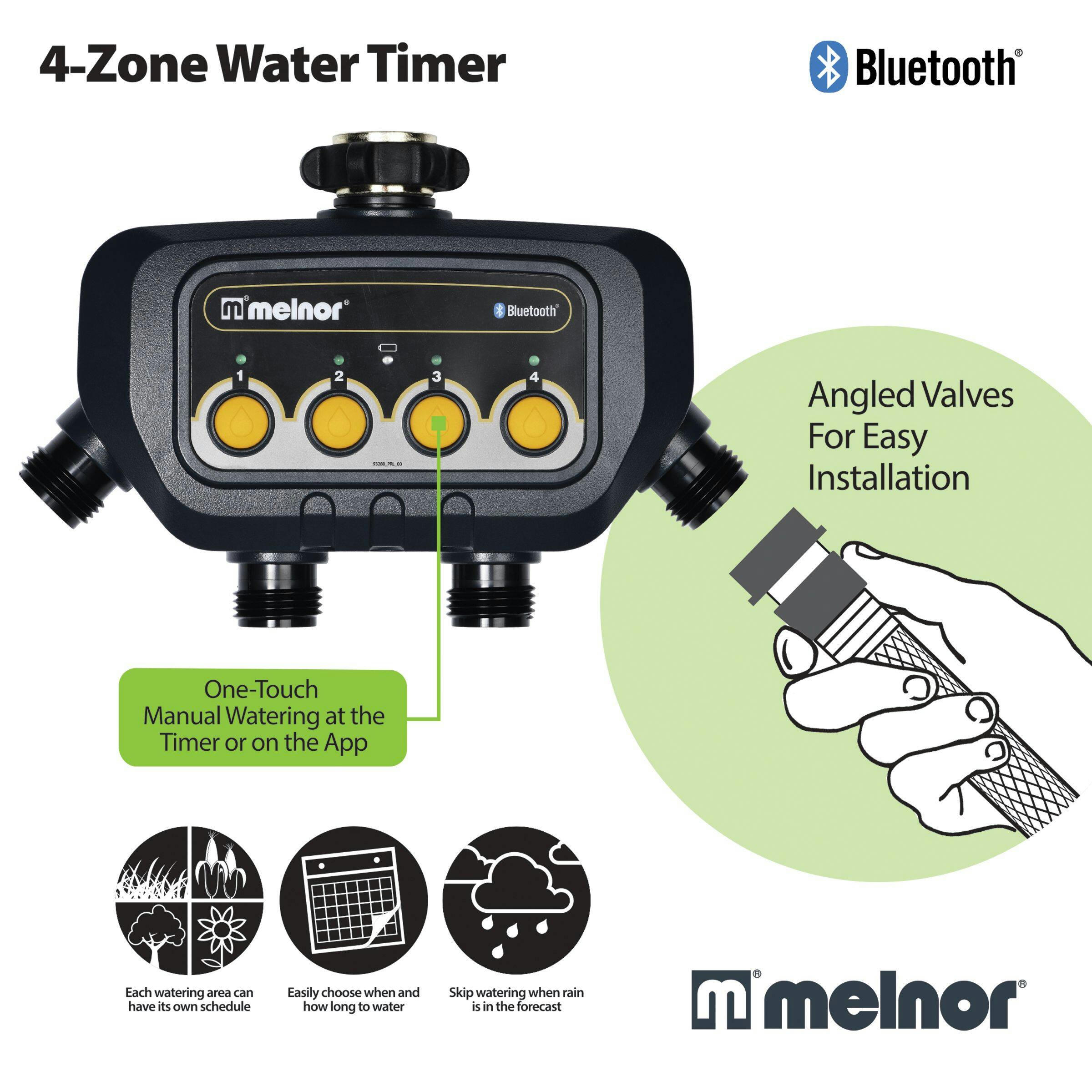 Melnor 4-Zone Bluetooth Watertimer