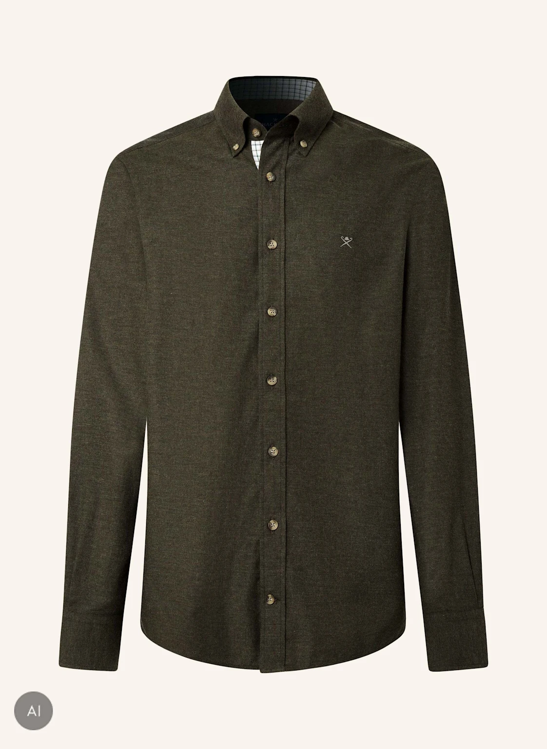 HACKETT LONDON Freizeithemd FLANNEL MULTI TRIM