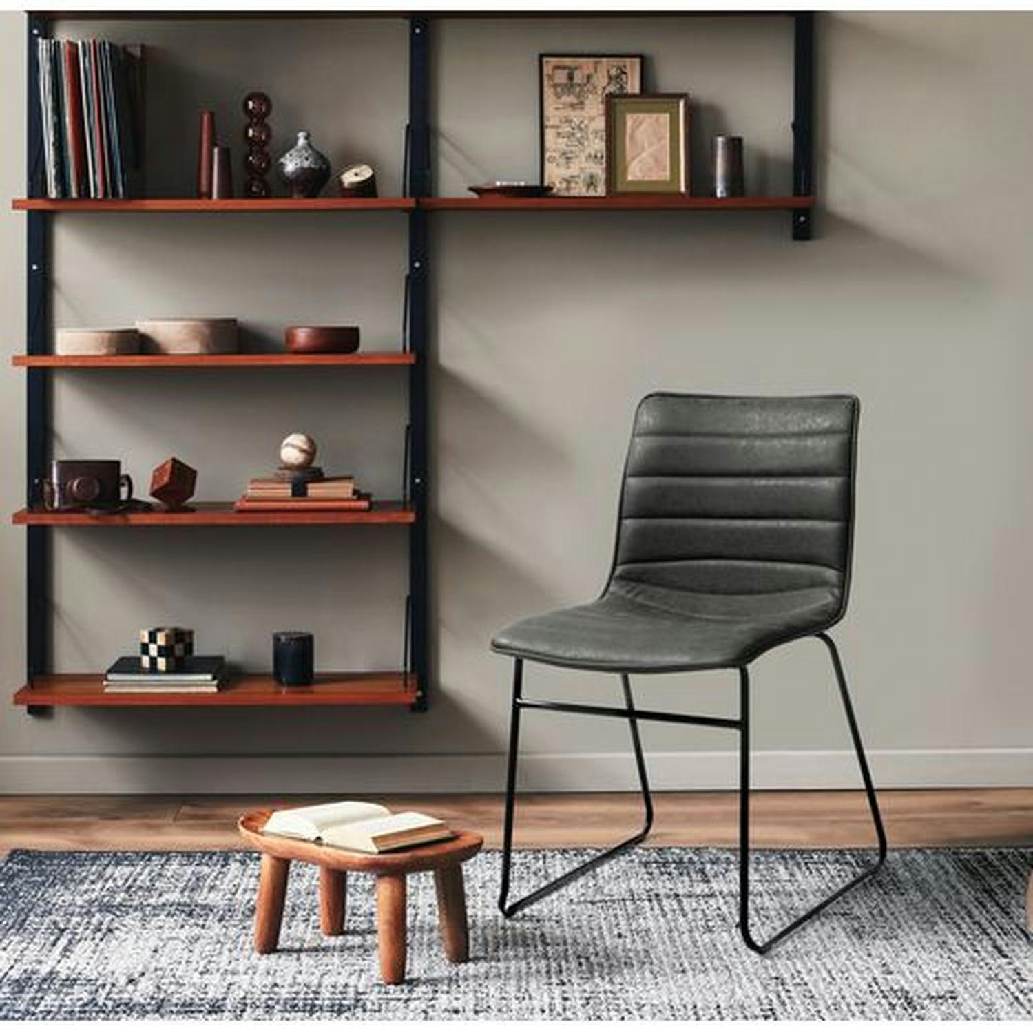 BROOKLYN - Chaise industrielle noir