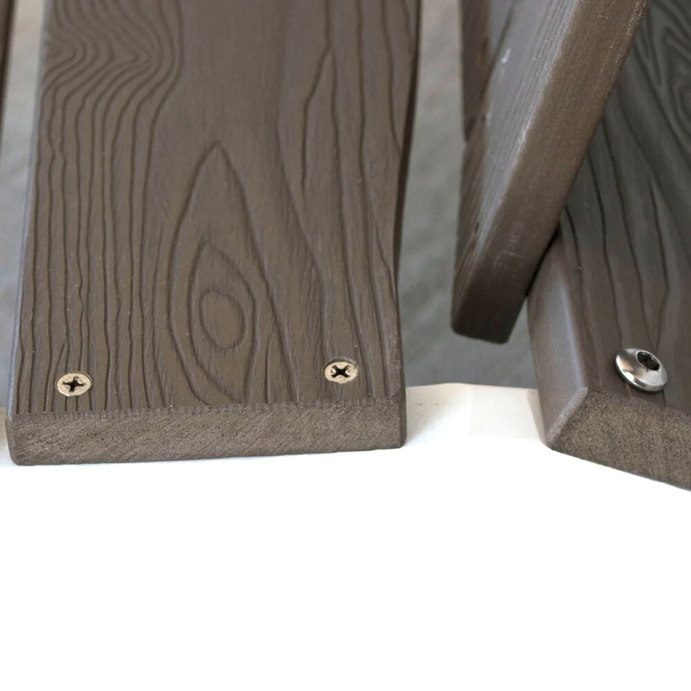 Adirondack Chair w/ Simulated Wood Construction - Driftwood w/ White