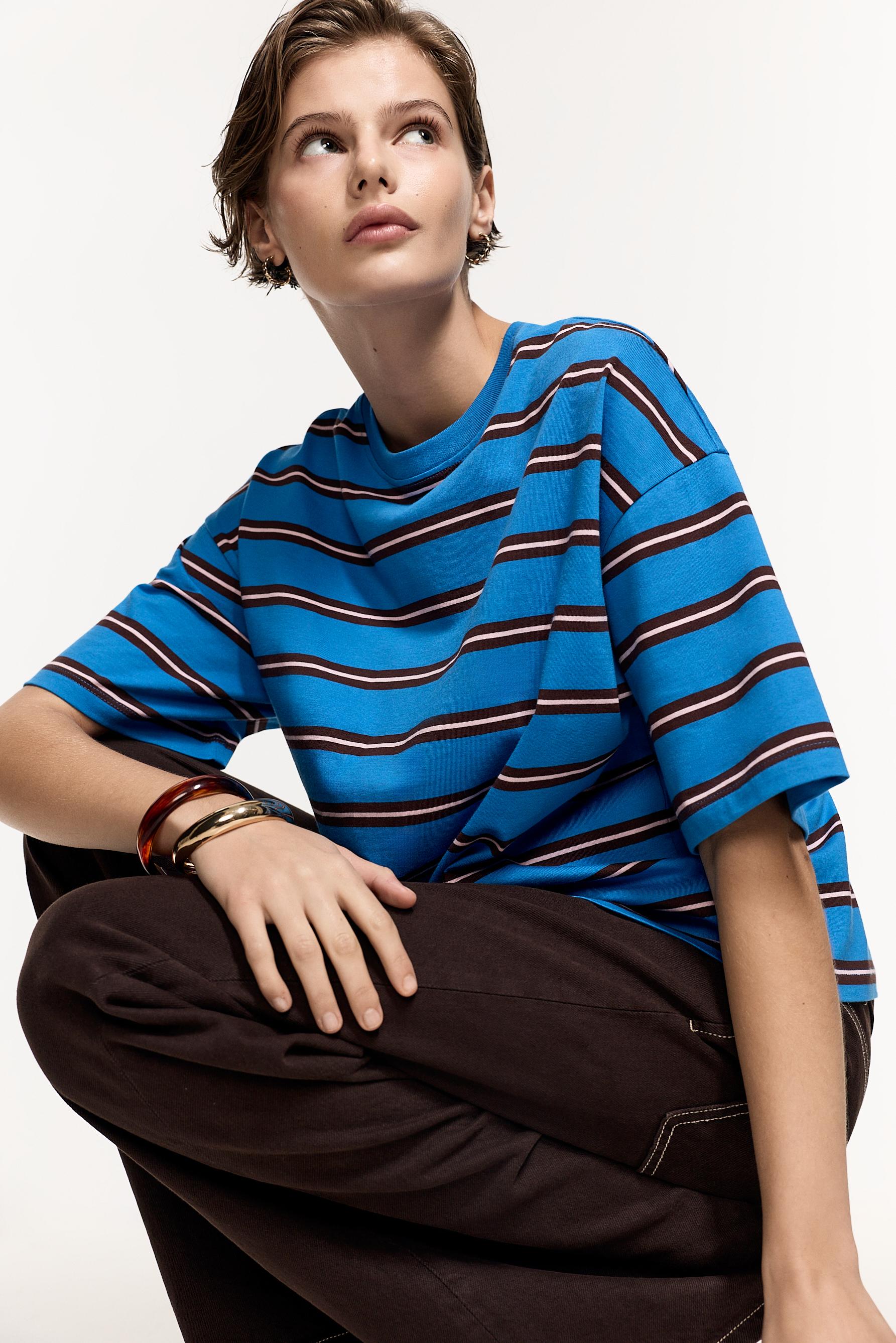 Mujer | Camiseta rayas azules
