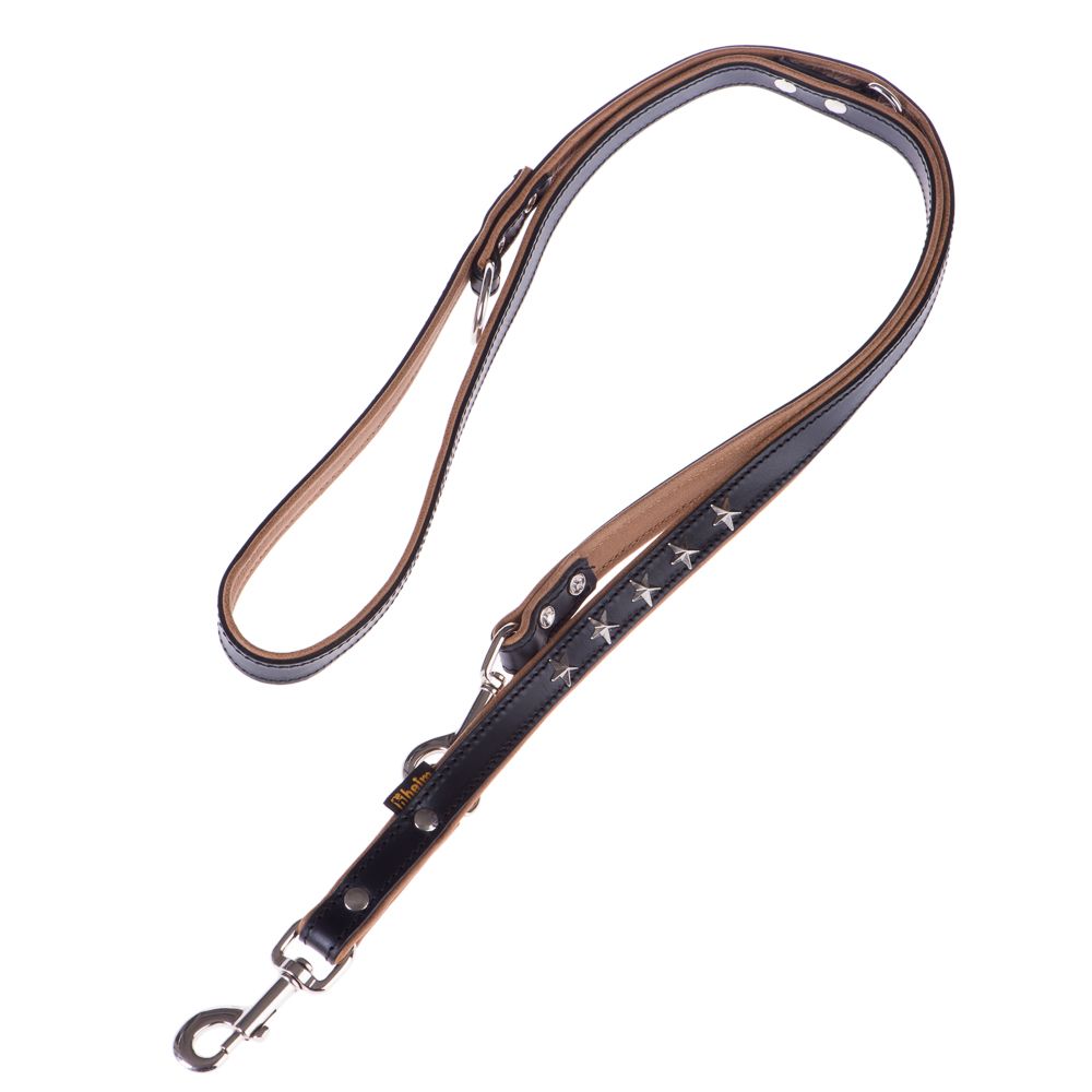 Heim Leather Dog Lead - Stars