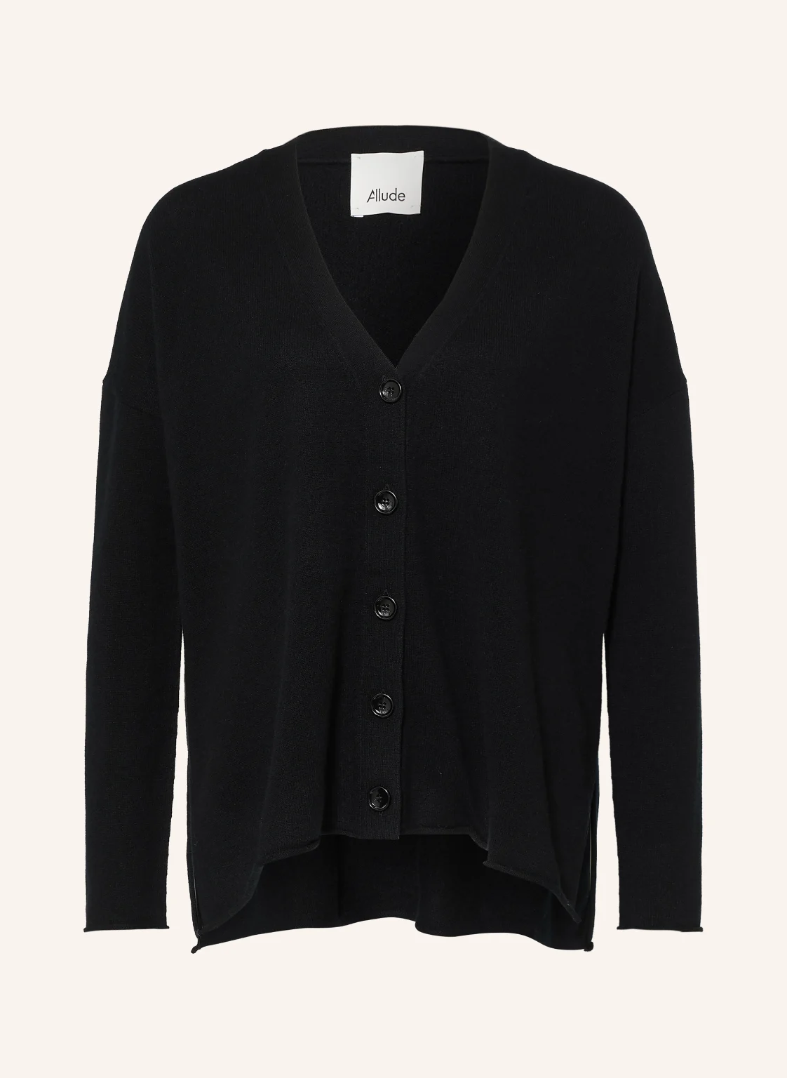 ALLUDE Oversized-Strickjacke aus Cashmere