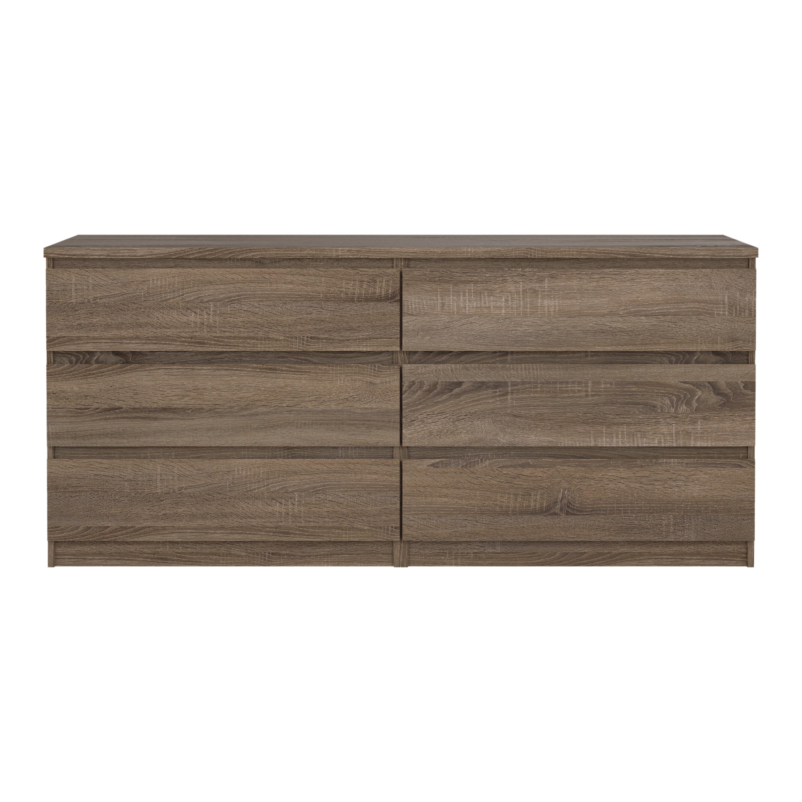 by fonQ basic Slide Ladekast - 6 lades - Walnoot