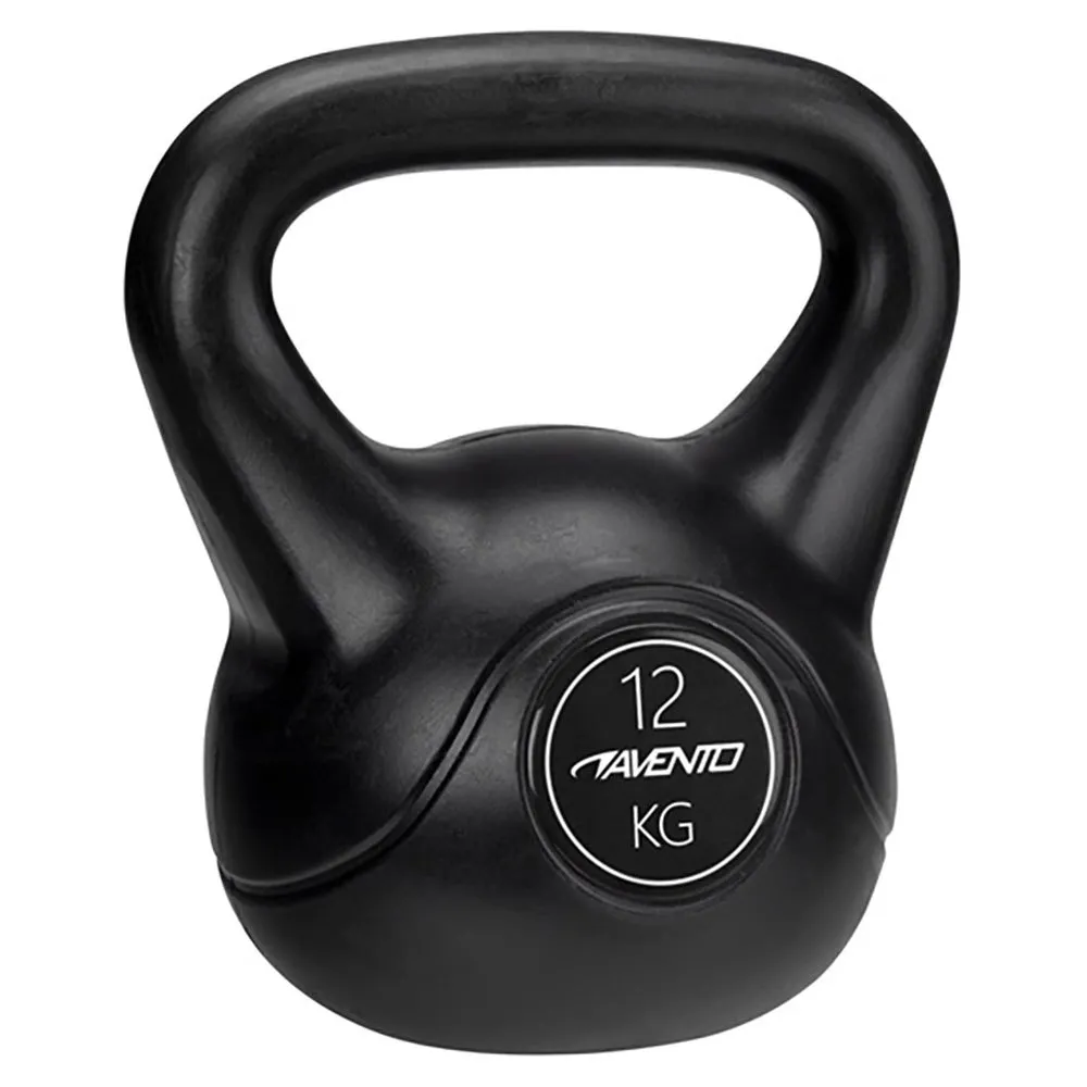 Avento Plastic Concrete 12kg kettlebell
