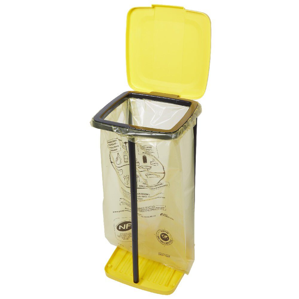 Support pour sac poubelle en kit pliable