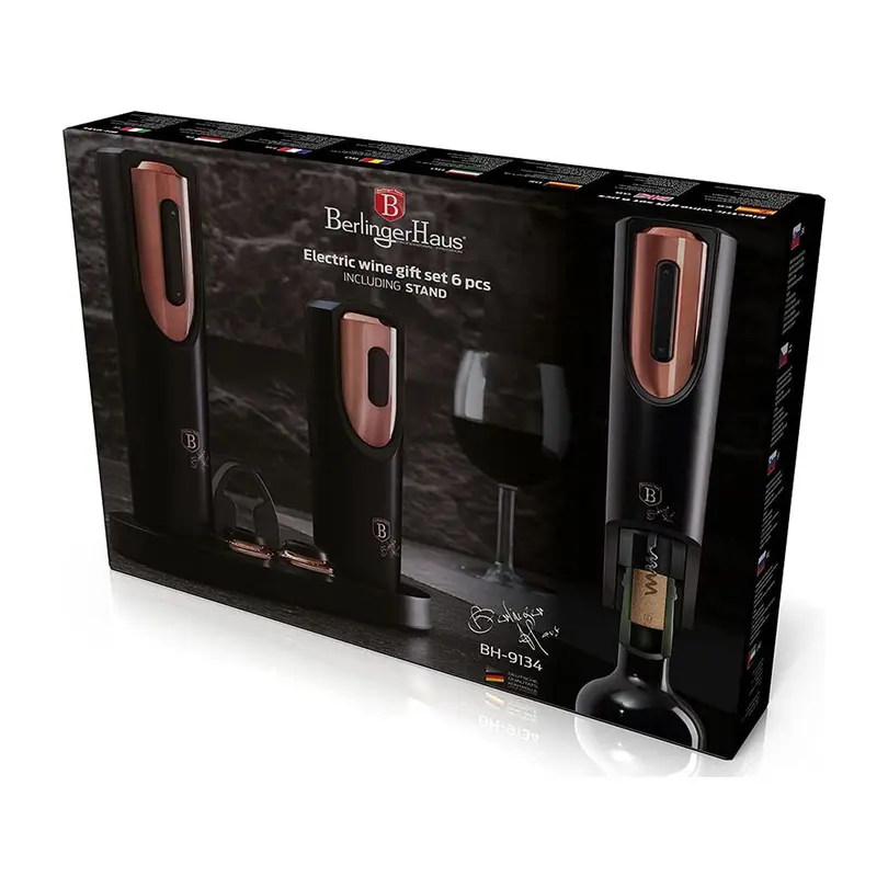 Korkenzieher 6-teilig Black Rose Collection
