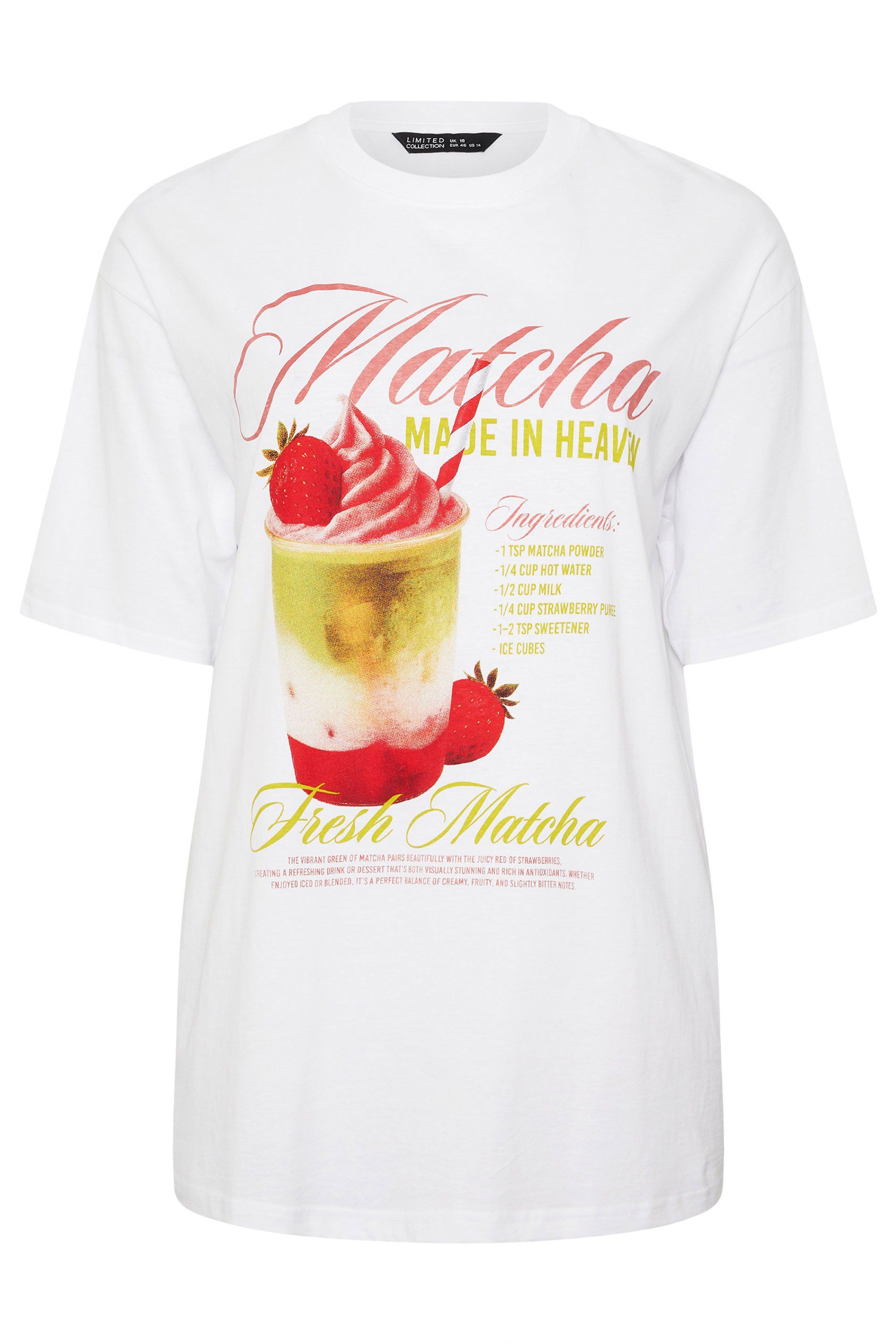 Yours Matcha Slogan T-Shirt