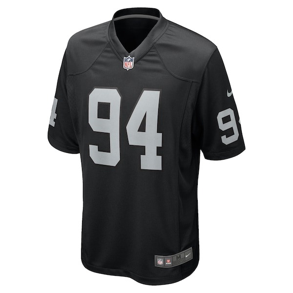 Christian Wilkins Las Vegas Raiders Nike Team Game Jersey -  Black