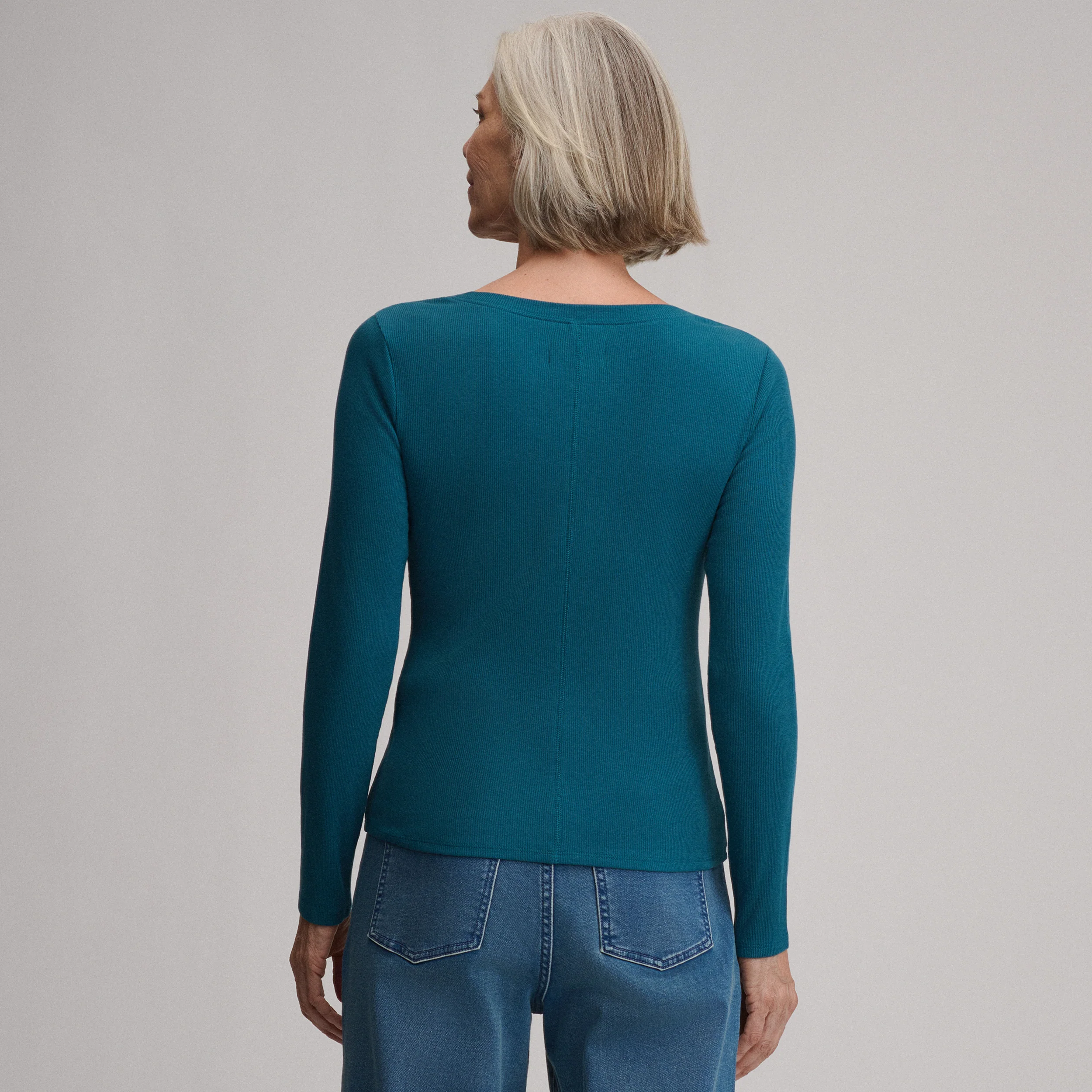 Women's Softline Rib Long-Sleeve Henley