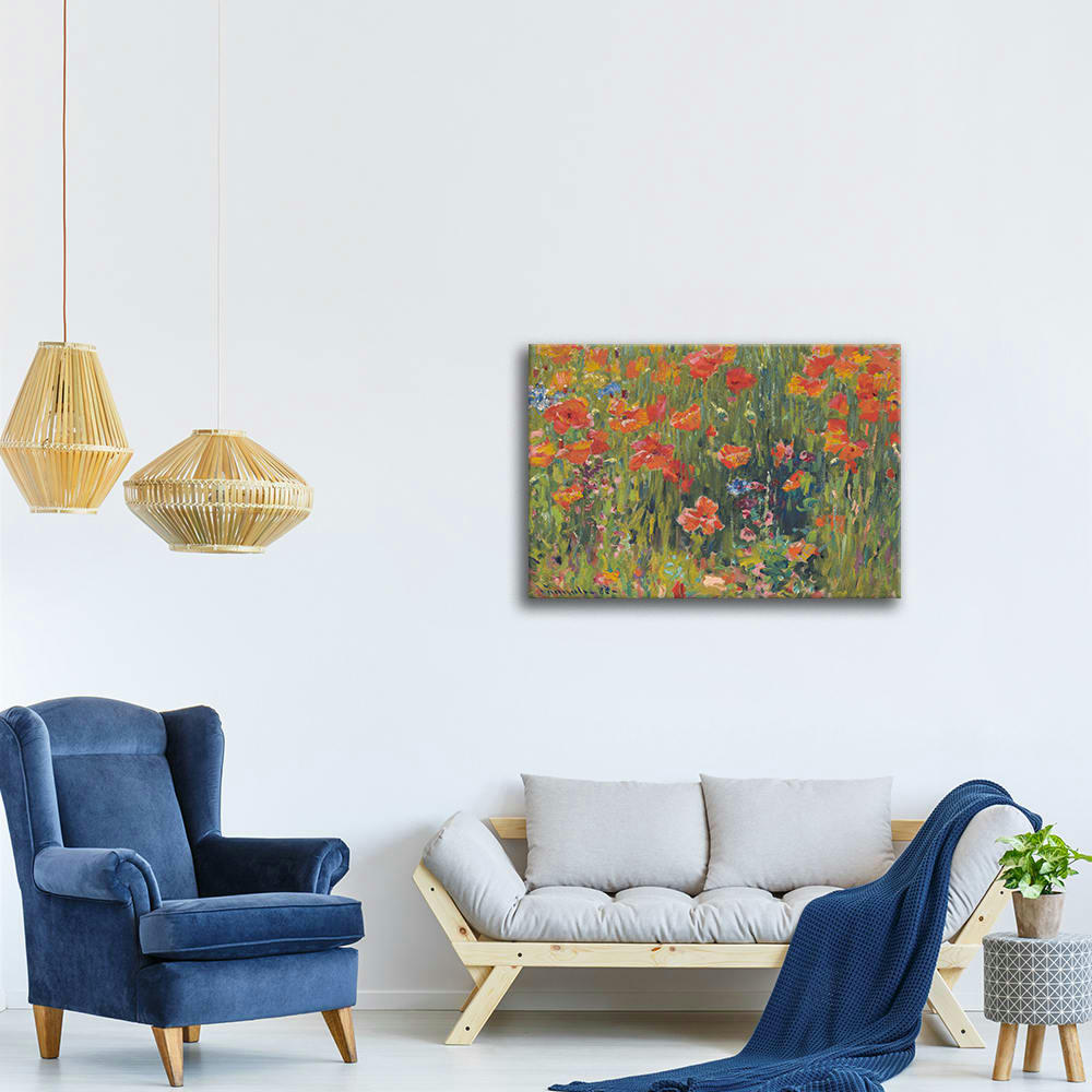 - Tableau - Coquelicots - Robert William Vonnoh 50x70cm