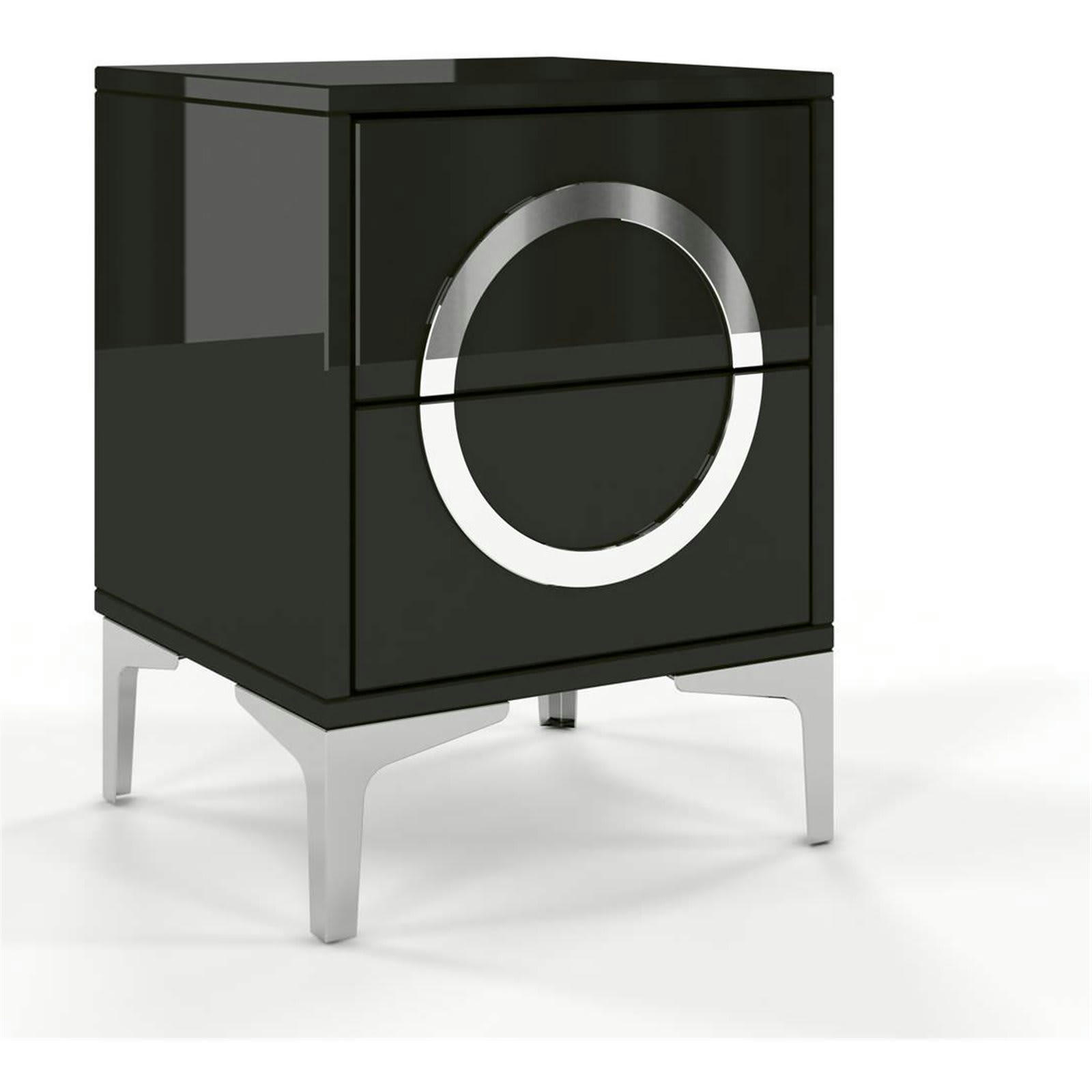 EVA - Table chevet Bois Noir