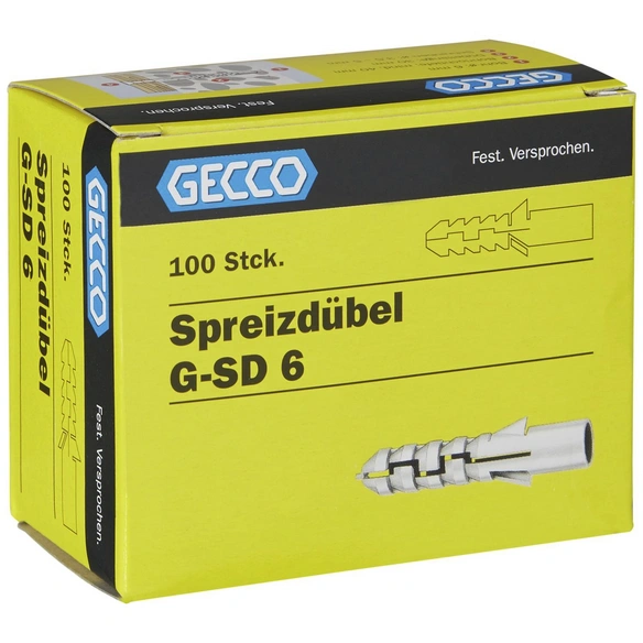 Spreizdübel, G-SD, Nylon, 100 Stück, G-SD 6 FS