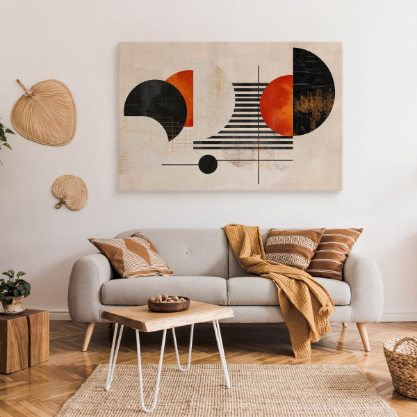 Obraz Abstrakcyjne Kształty Geometryczne 30x20cm
