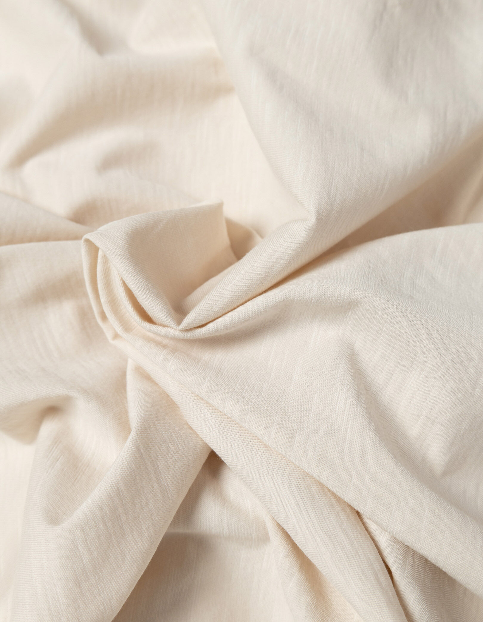 Polo manches courtes beige coton bio flammé Homme