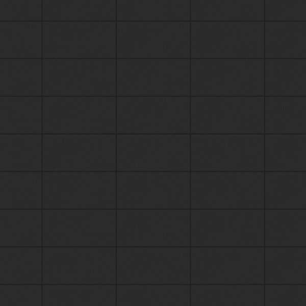 Merola Tile Piscina Brick Nero Brillo 4-3/4" x 9-5/8" Porcelain Floor and Wall Tile - Case (34 Tiles)