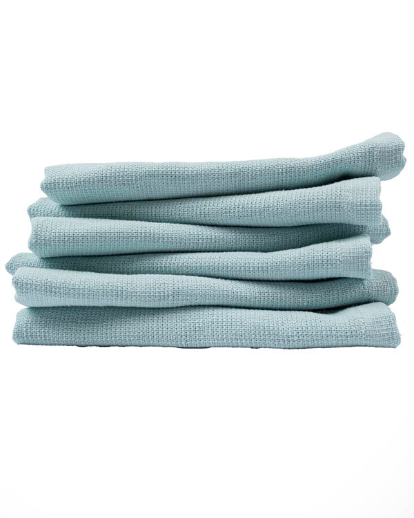 Terra Bath Washcloth Bundle 6 Pack - Seaglass