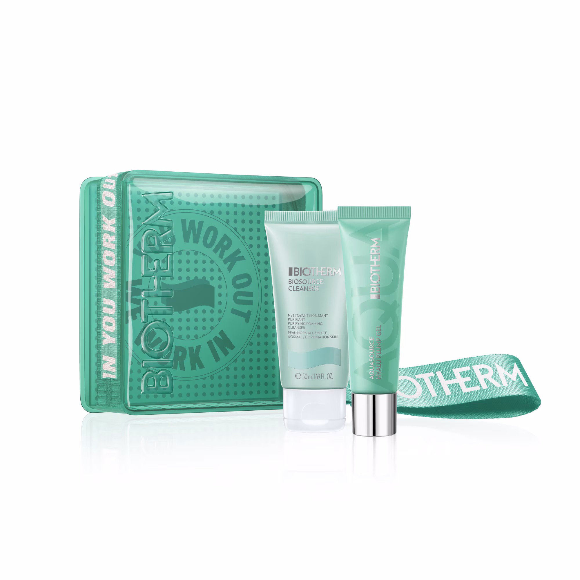 AQUASOURCECoffret - nettoyant moussant purifiant + gel hydratant