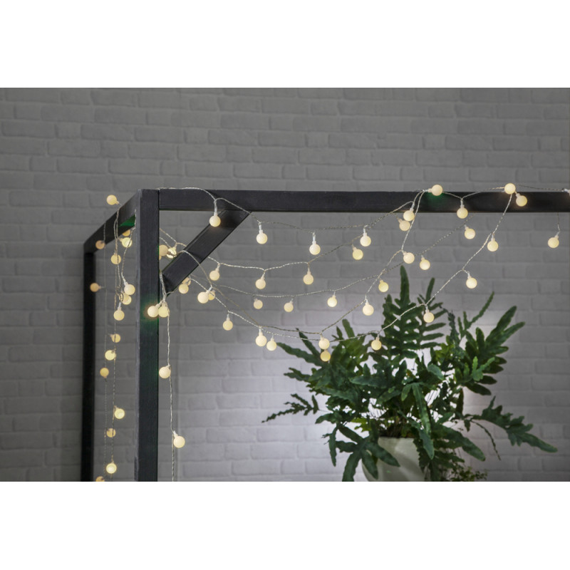 Guirlande lumineuse LED Libisa blanche 7,35 m 50 x 0,06 W EGLO
