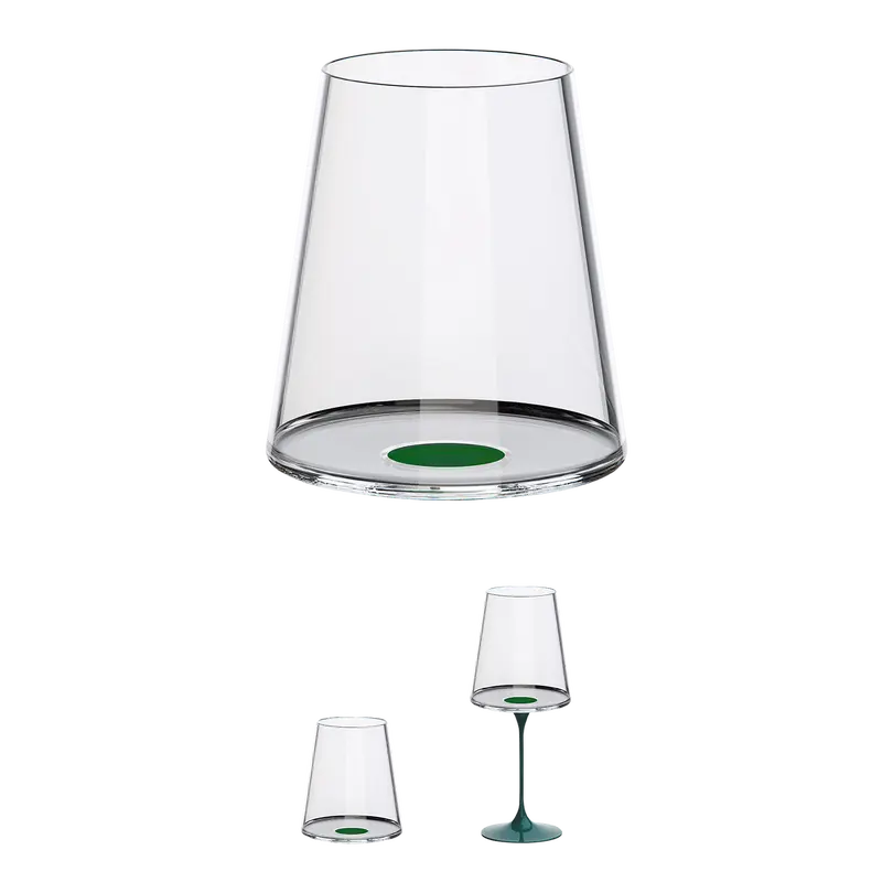 Rotweinglas 2er-Set Splitglass