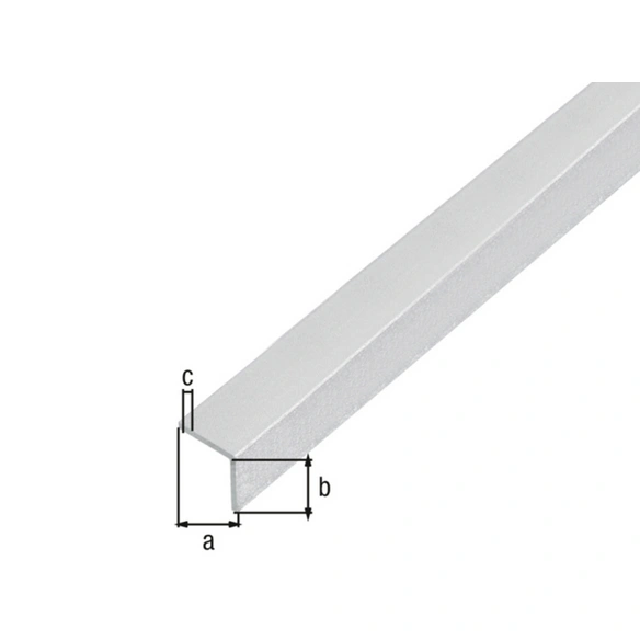 Winkelprofil Alu silber 1000 x 10 x 10 x 1 mm