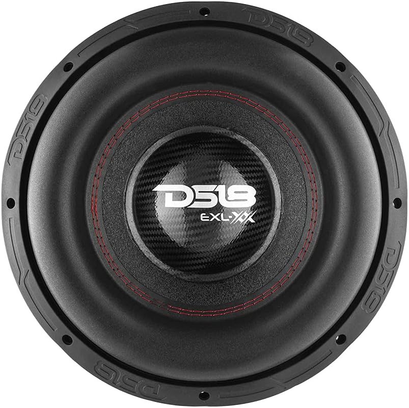 DS18 EXL-XX12.4DHE 12” High Excursion Car Audio Subwoofer 4000 Watts Dual Voice Coil 4 Ohms (1 Speaker) High Performance Big Bass Applications High Power