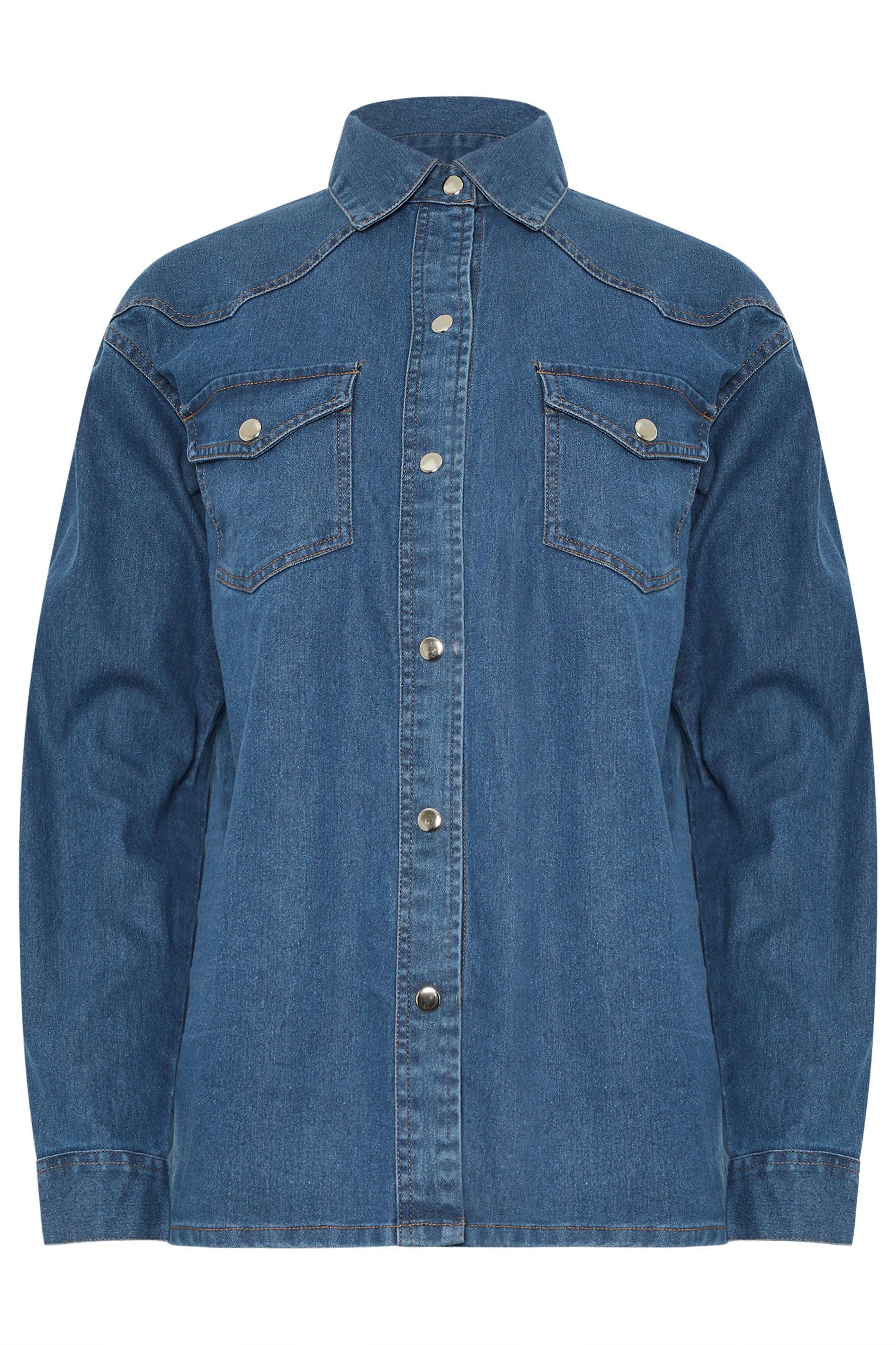 Long Tall Sally Tall Denim Shacket