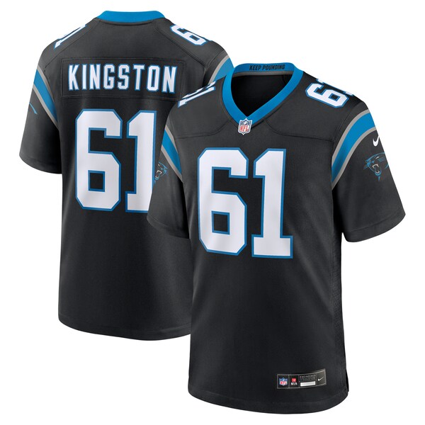 Jarrett Kingston Carolina Panthers Nike  Game Jersey -  Black