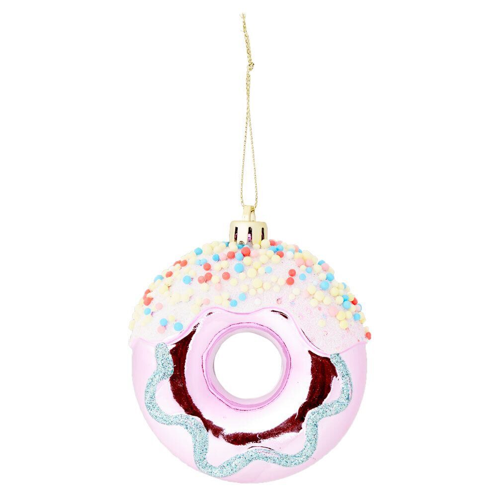 Donut à suspendre bleu ou rose Ø8cm
