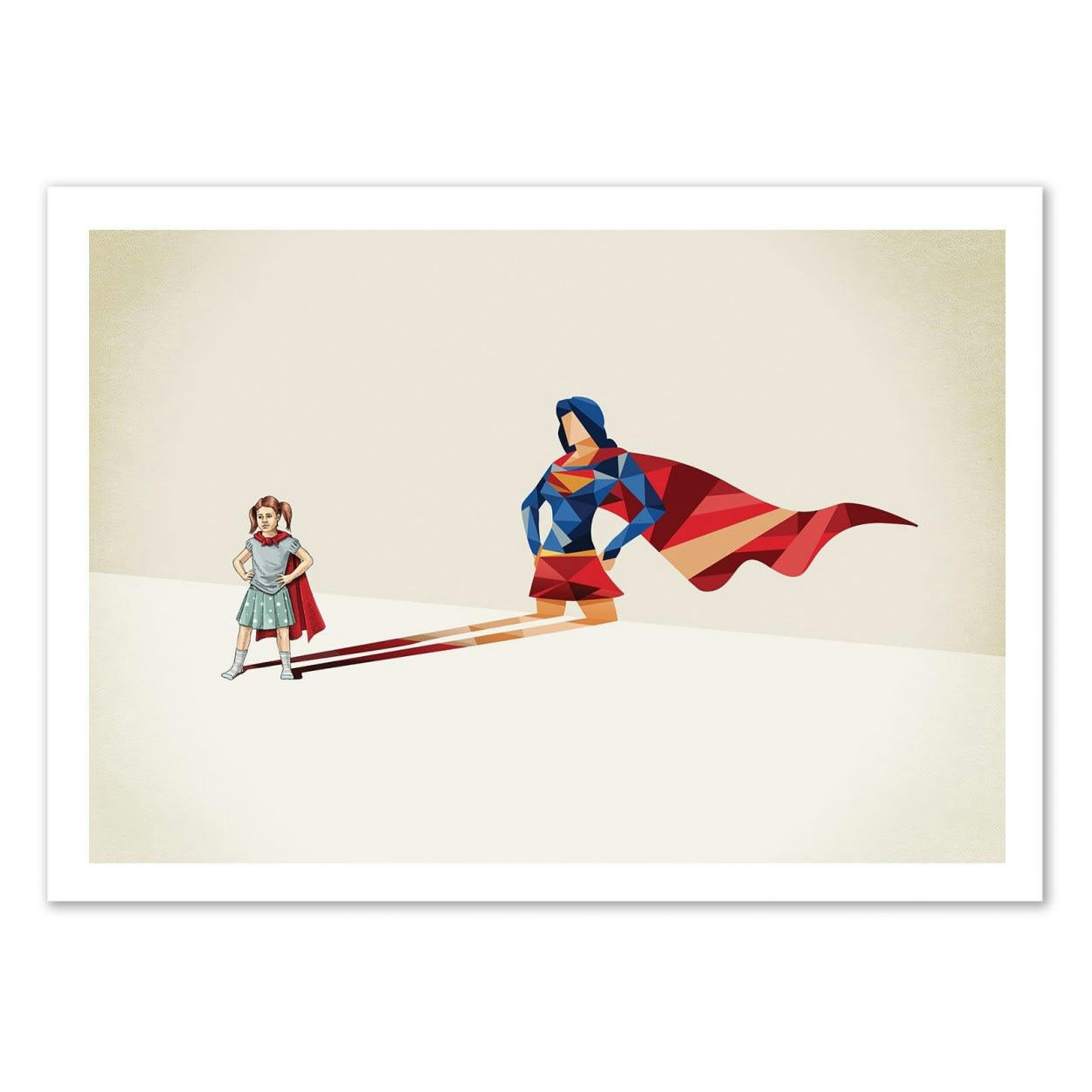 JASON RATLIFF - WALKING SHADOW HEROINE - Affiche d'art 50 x 70 cm