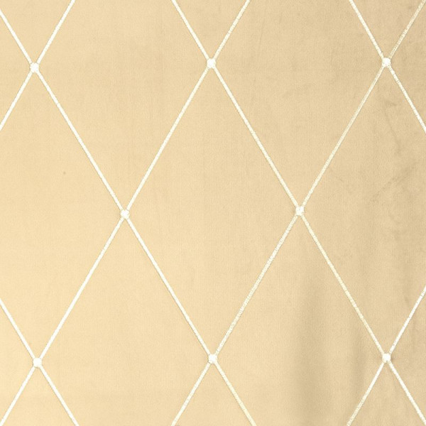 Zasłona 140x250 Margo beżowa welurowa gotowa na przelotkach Pierre Cardin