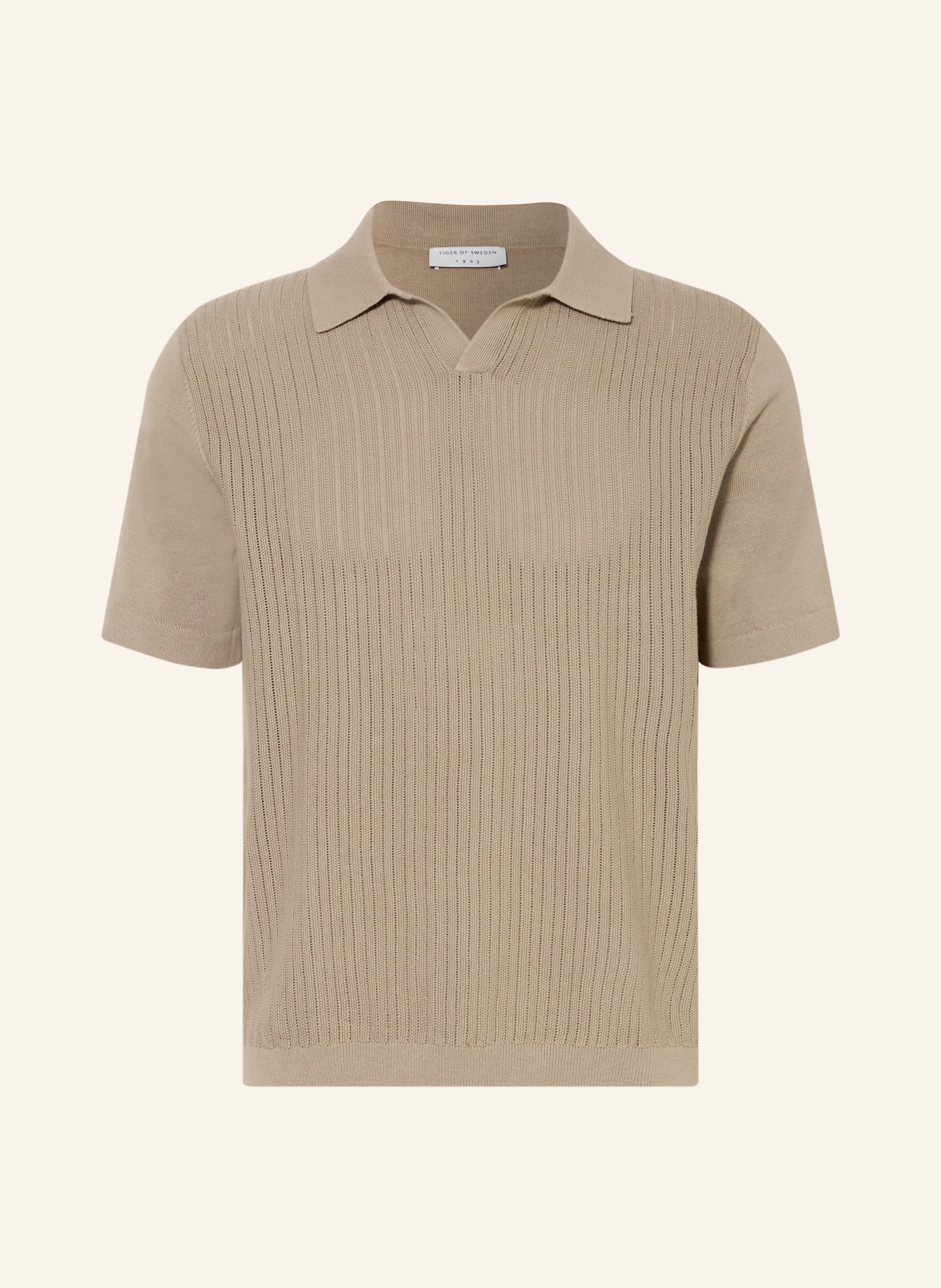 TIGER OF SWEDEN Strick-Poloshirt EOIN