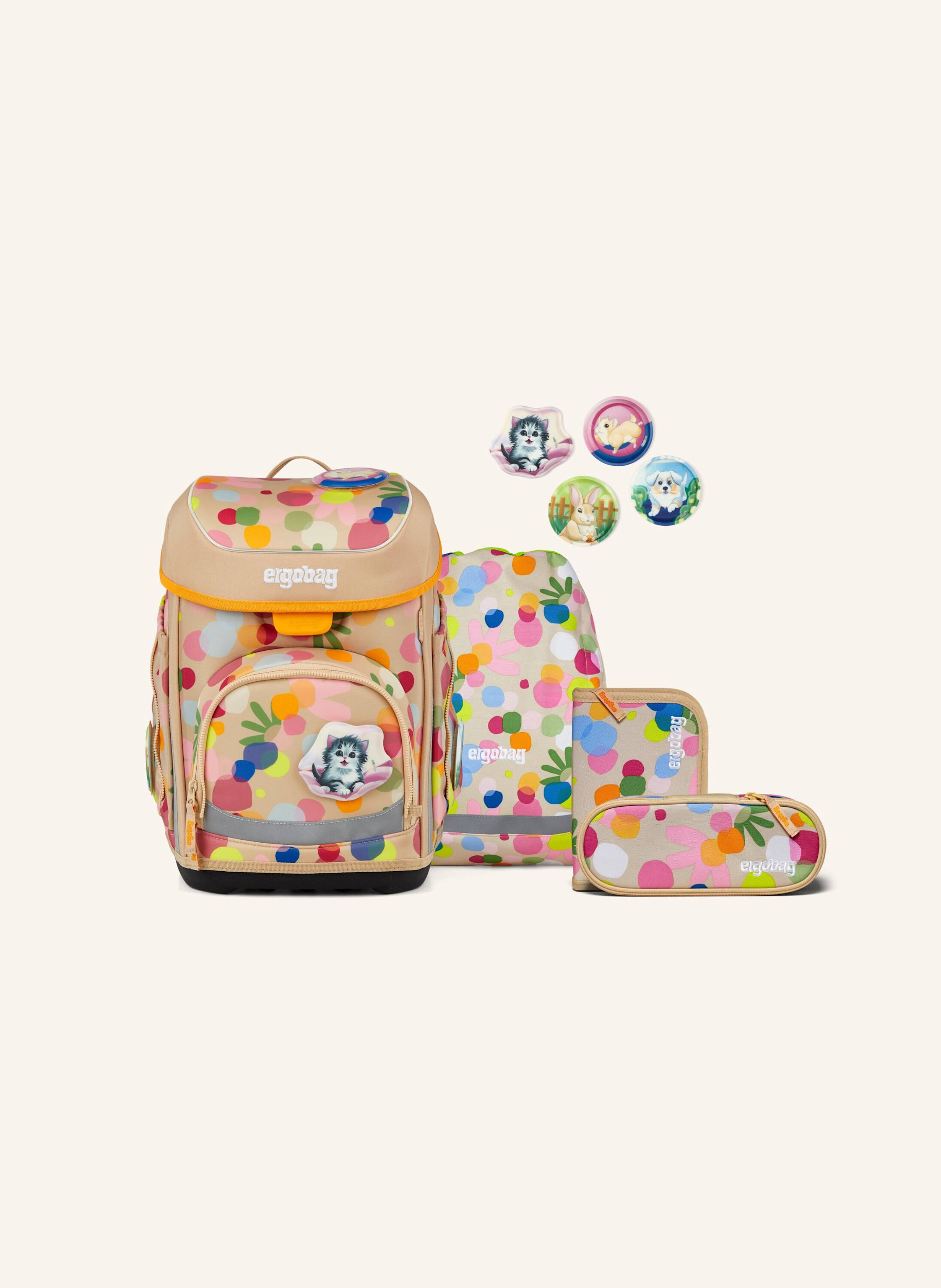 ergobag Schulranzen-Set CUBO SET
