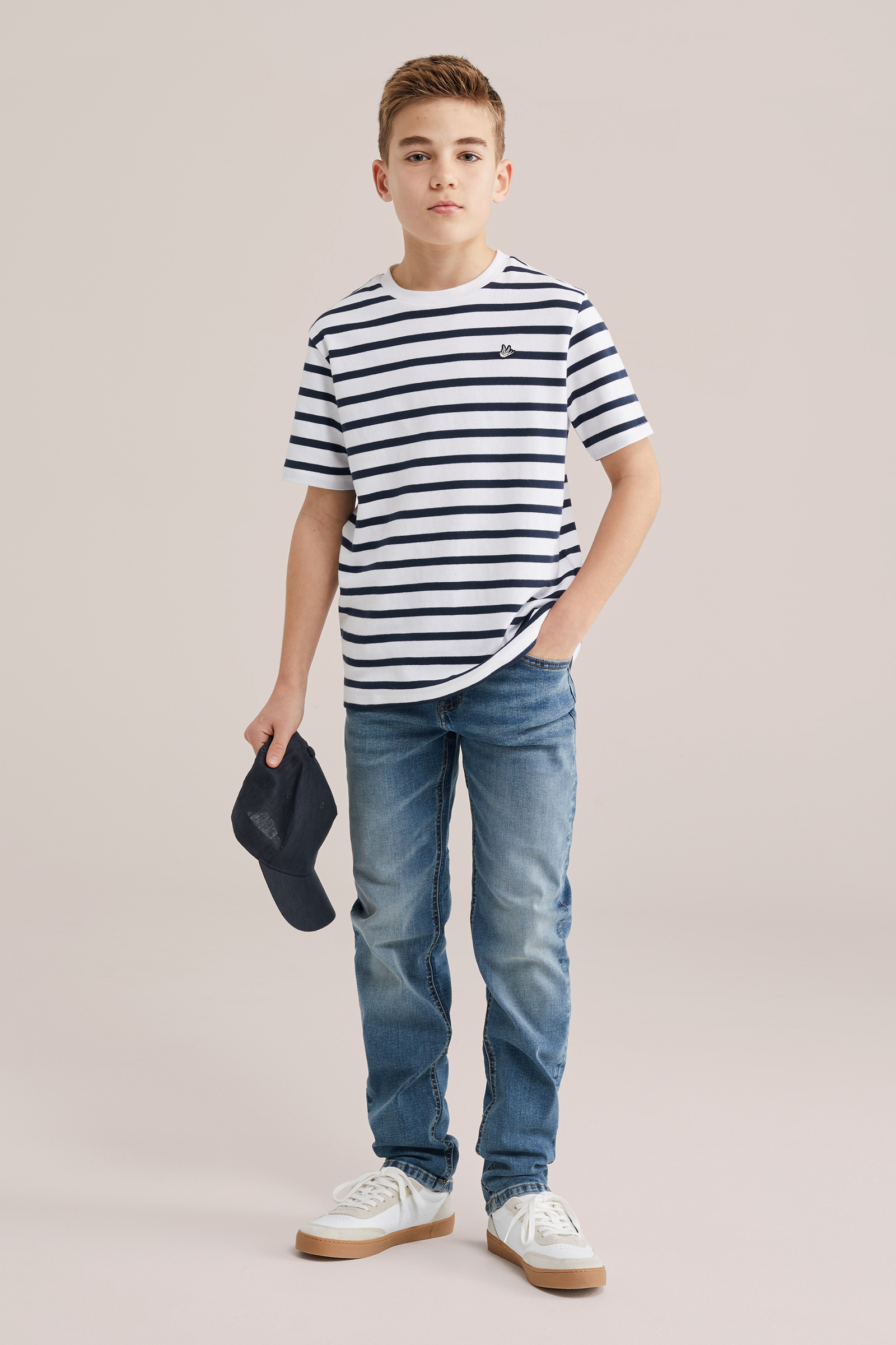 Jongens regular fit jeans met stretch