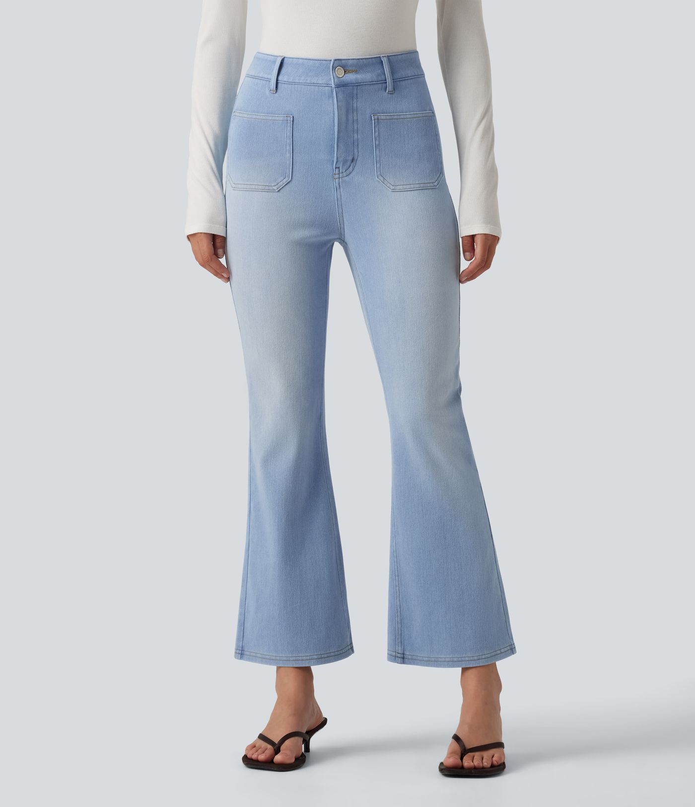 Jean bootcut Halara Flex™ taille mi-haute avec poches