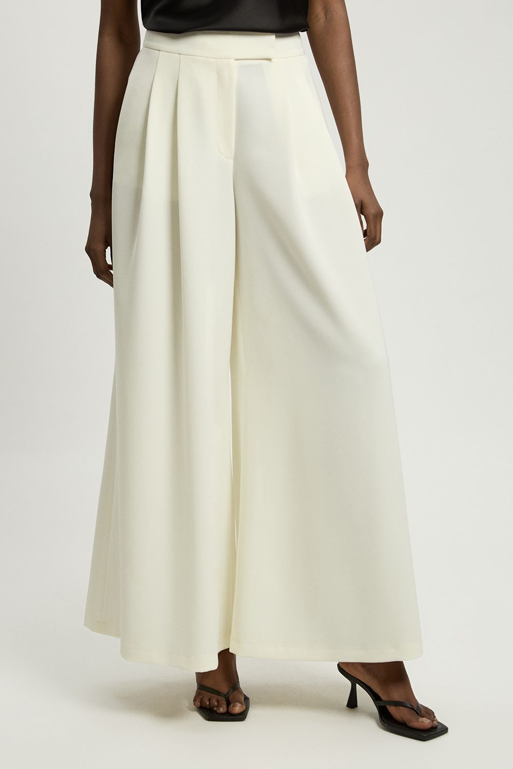 KarenMillen Soft Tailored Wide Leg Trouser