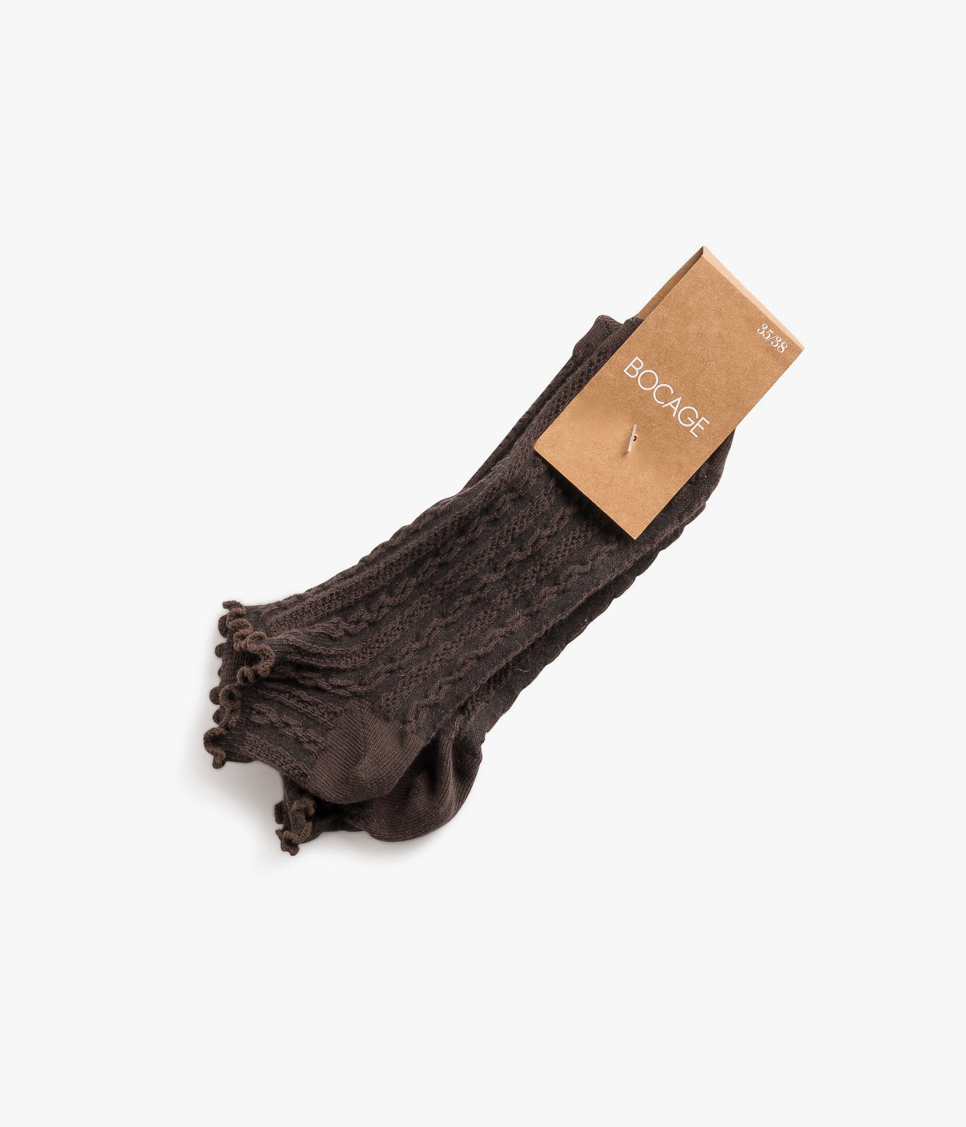 Chaussettes Nastasia chocolat