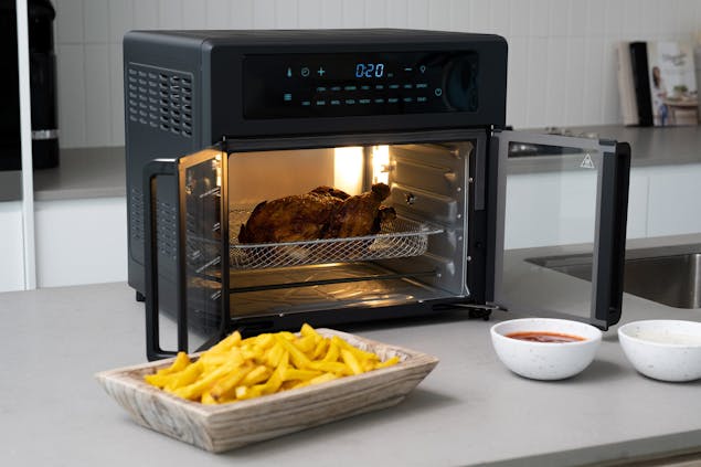 25L Air Fryer Convection Oven with 360 Cooking & French Doors