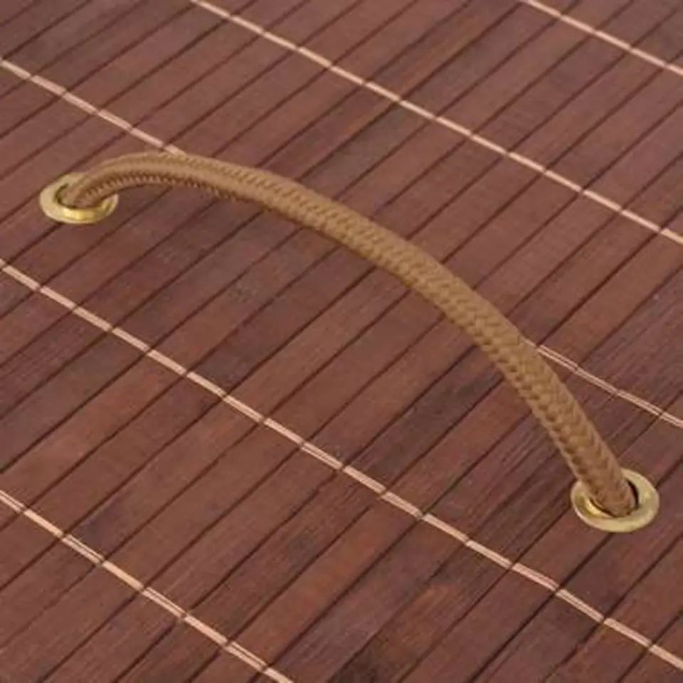 vidaXL - Wasmand - Bruin - Bamboe - 45 x 35 x 60 cm